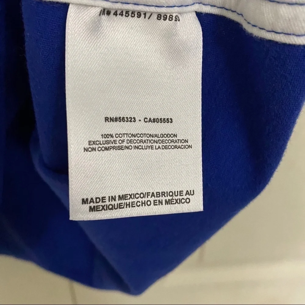 Chicago Cubs Nike Blue & Red Baseball T-shirt